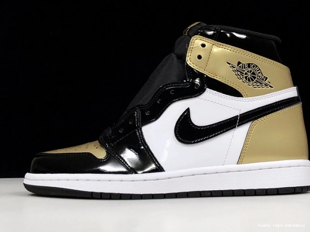 Husky High Retro 861428-007 Glod Toe Jordan 1 Air 0810